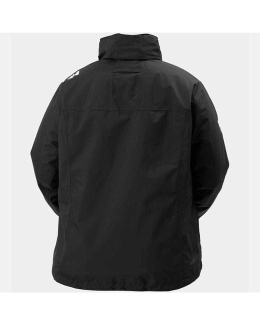Helly Hansen Black Hooded Crew Midlayer Plus Jacket 2.0 Damen