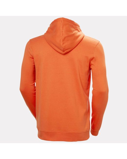 Felpa con cappuccio nord graphic 2xl di Helly Hansen in Orange da Uomo