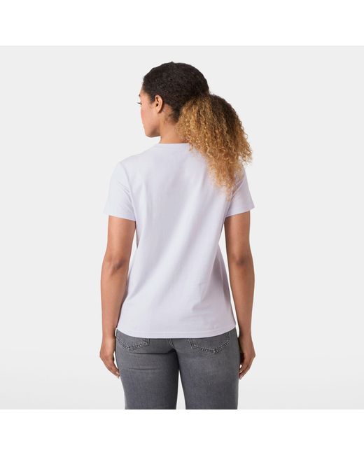 Helly Hansen White Hh Logo T-Shirt 3.0