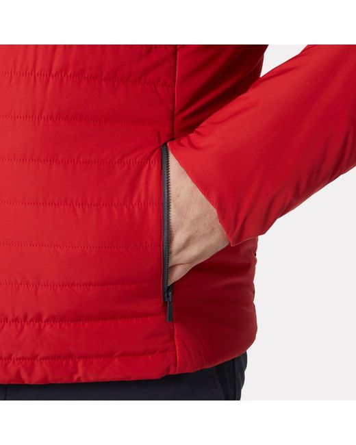 Helly Hansen Red Crew Insulator Sailing Jacket 2.0 for men
