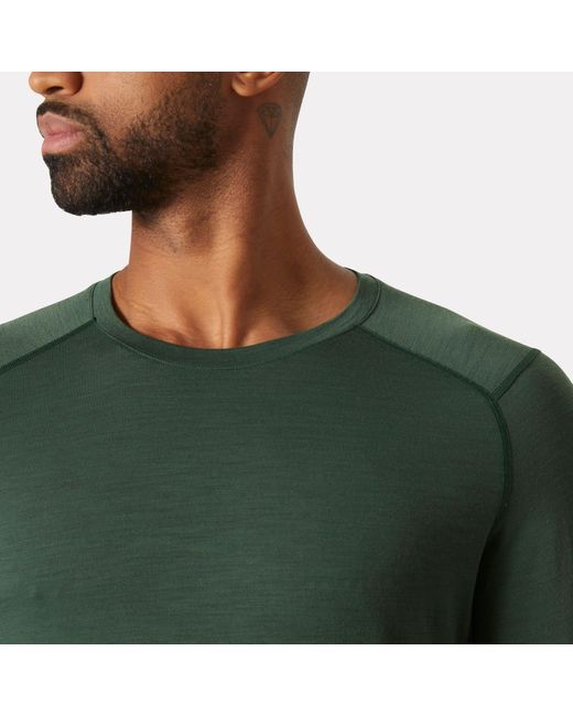 Helly Hansen Green Hh Durawool Crew Long Sleeve for men