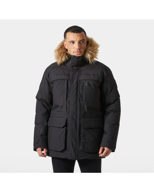 Helly Hansen Black Classic Parka for men