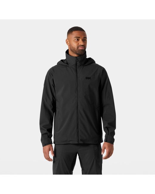 Helly Hansen Black Hp Racing Hooded Jacket 2.0 for men