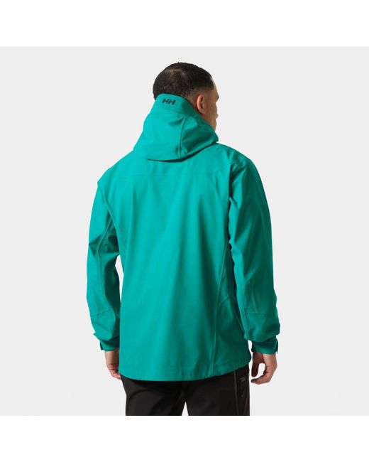 Helly Hansen Blue Verglas Backcountry Ski Shell Jacket for men