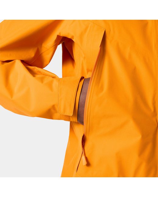 Helly Hansen Orange Verglas Infinity Shell Jacket 2.0 for men