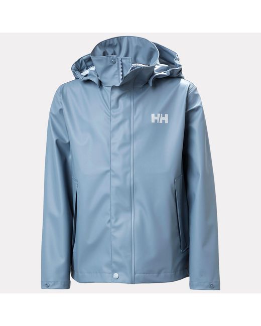 Helly Hansen Blue Junior's Moss Classic Helox Rain Jacket
