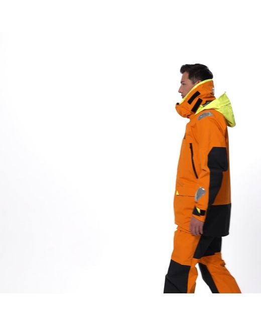 Helly Hansen Orange Skagen Offshore Sailing Jacket for men