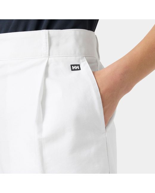 Helly Hansen White Sorrento Shorts 4"