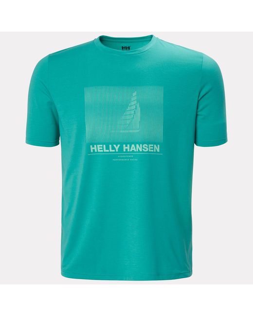 Hp Race Sailing T-Shirt Verde di Helly Hansen in Green da Uomo