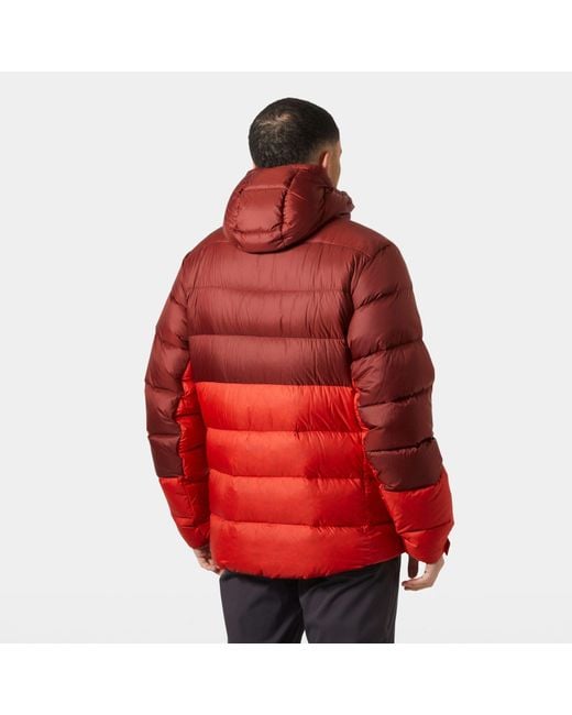 Helly Hansen Red Glacier Down Jacket for men
