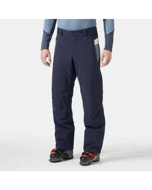 Helly Hansen Blue Kvitfjell Race Insulated Zip Off Ski Pants for men