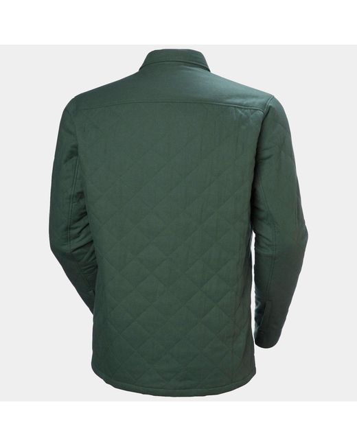 Helly Hansen Green Isfjord Insulated Shacket for men