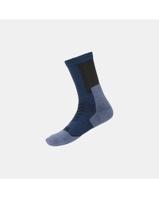Helly Hansen Blue Hiking Terry Hell-Toe Hiking Sock