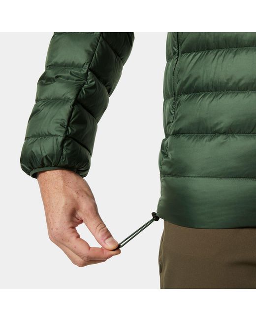Helly Hansen Green Verglas Hooded Down Jacket 2.0 for men