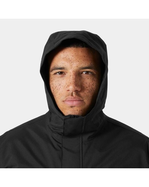 Helly Hansen Black Escape Rain Jacket for men