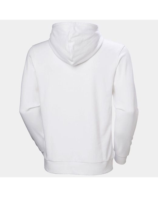 Hh Logo Felpa Con Cappuccio Bianco di Helly Hansen in White da Uomo