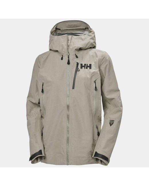 Helly Hansen Gray Odin 9 Worlds 3.0 Shell Jacket