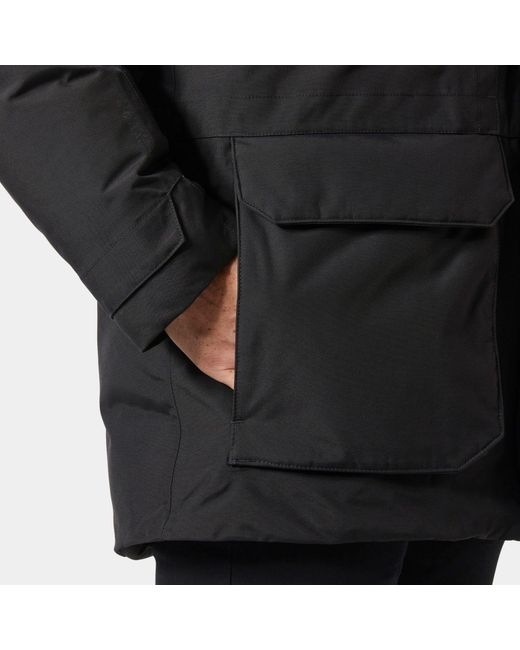 Helly Hansen Black Classic Parka for men