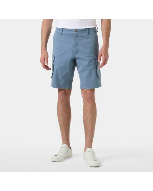 Helly Hansen Blue Bryggen Cargo Shorts for men