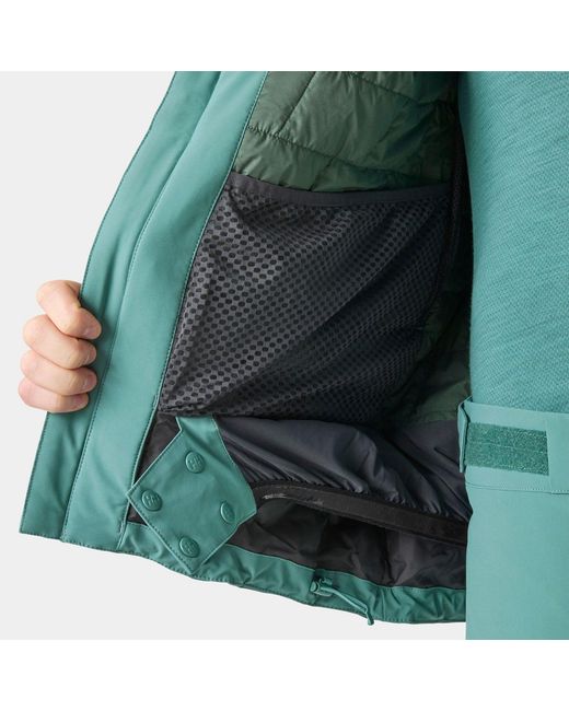 Helly Hansen Green Alpha Lifaloft Lightweight Ski Jacket for men