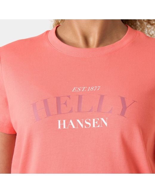 Helly Hansen Red Core Graphic T-Shirt 2.0
