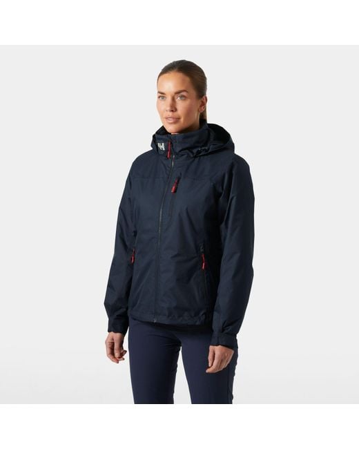 Helly Hansen Blue Crew Hooded Pile Jacket