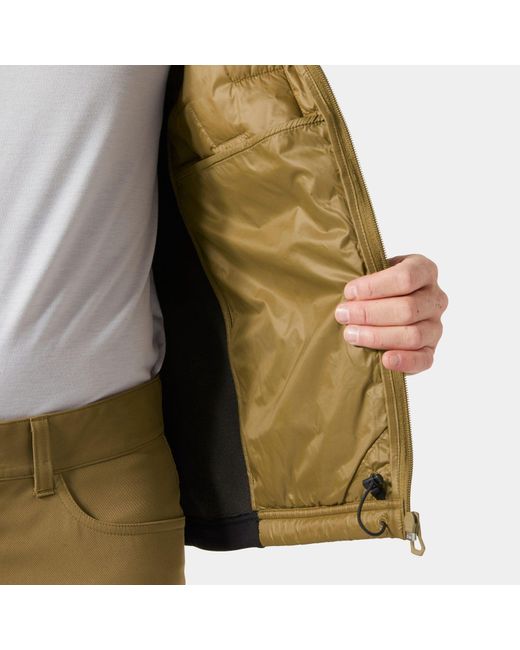 Helly Hansen Green Lifaloft Hybrid Lightweight Insulator Jacket for men