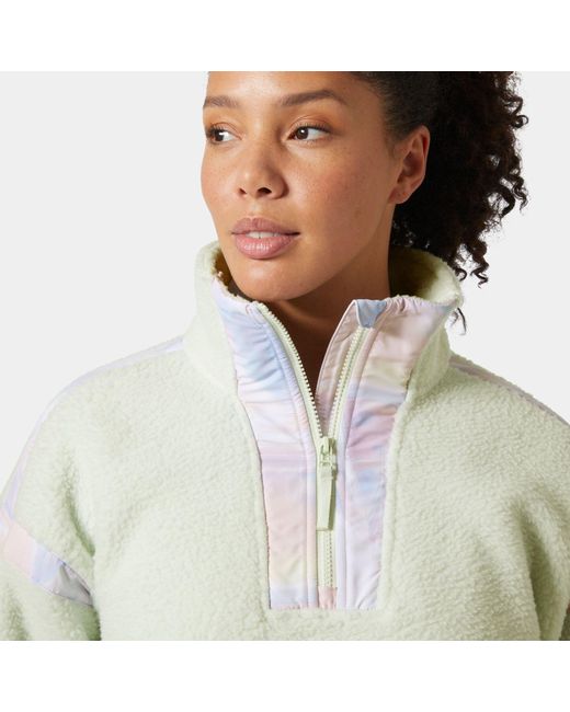 Imperial Pile Zip Pullover Mujer Helly Hansen de color Green