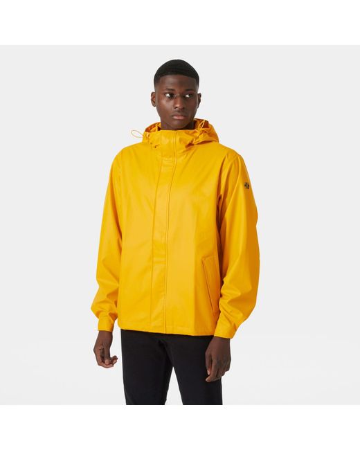 Helly Hansen Yellow Moss Insulated Rain Coat for men