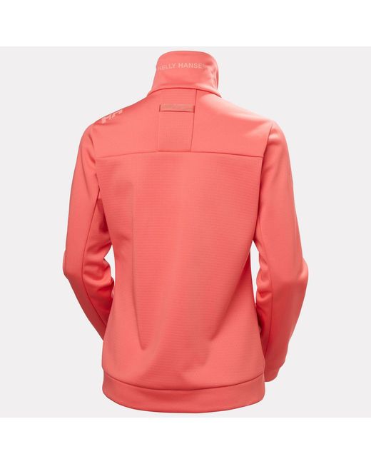 Helly Hansen Red Crew Smooth Slickface Fleece Jacket