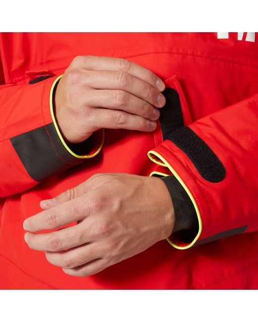 Helly Hansen Red Aegir Ocean Dry Breathable Smock Top for men