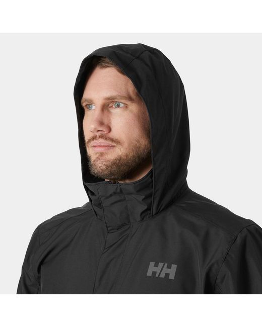 Helly Hansen Men's Dubliner Shell Rain Jacket Black for men