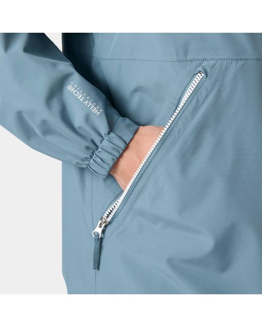 Helly Hansen Blue Sandoy Rain Jacket for men