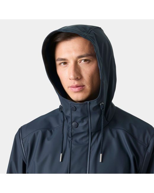 Helly Hansen Blue Moss Block Coat for men