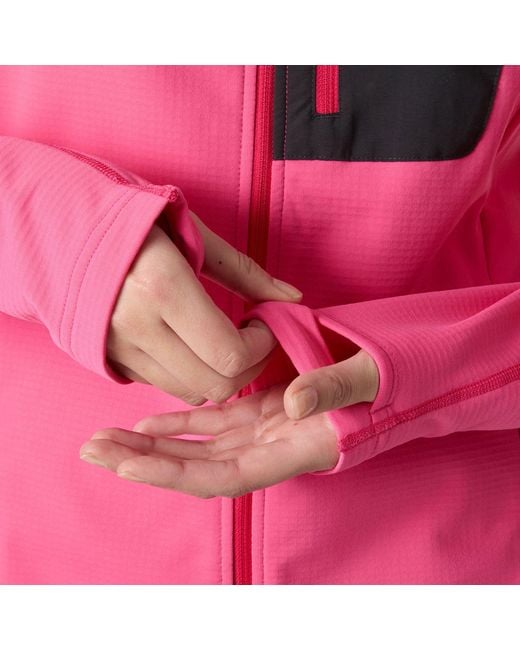 Helly Hansen Pink Versalite Hooded Fleece Jacket