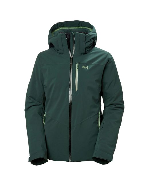 Helly Hansen Women's Alphelia Ski Jacket in Green Lyst