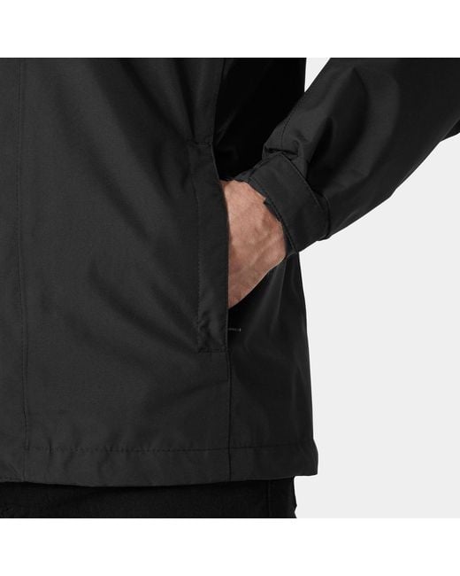 Helly Hansen Men's Dubliner Shell Rain Jacket Black for men