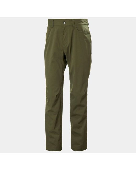 Helly Hansen Green Holmen 5 Pocket Trousers for men
