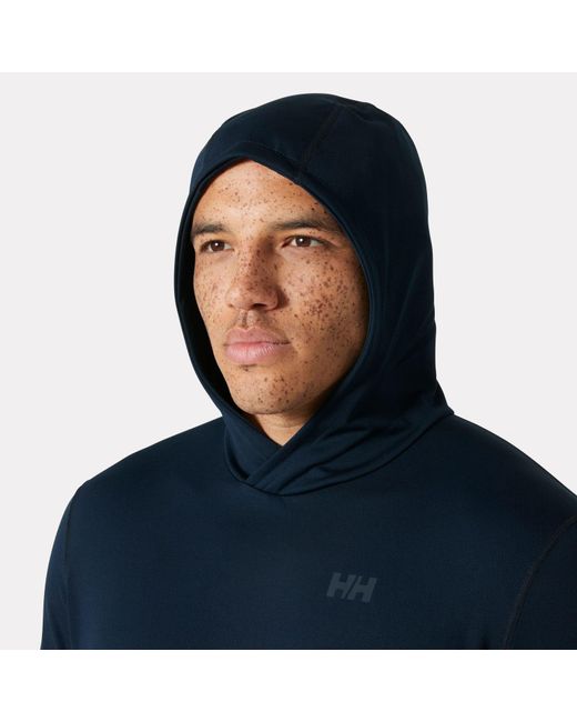Helly Hansen Blue Lifa Active Solen Protective Hoodie for men
