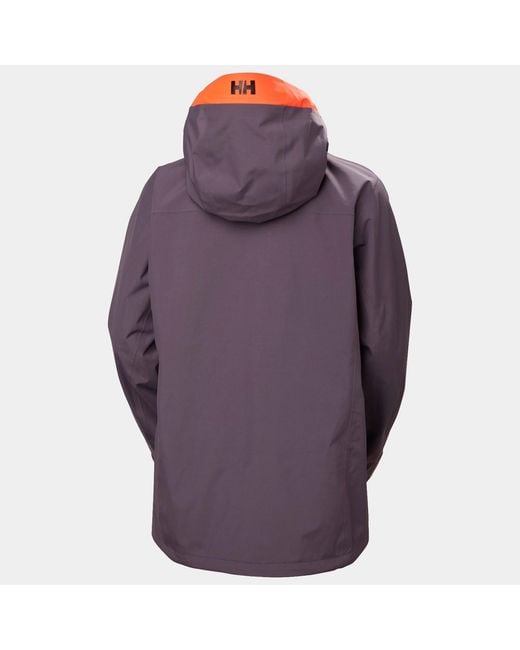 Helly Hansen Purple Sogn Shell Jacket