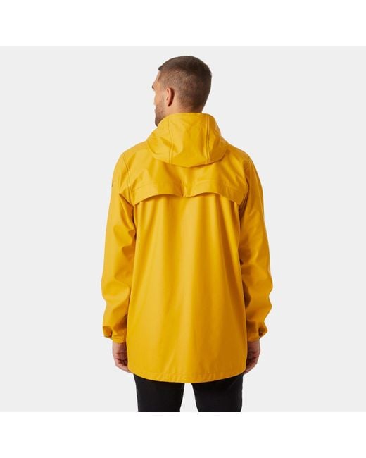 Helly Hansen Yellow Moss Rain Coat for men