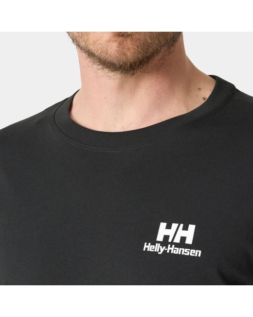 Helly Hansen Black Nord Graphic T-Shirt for men