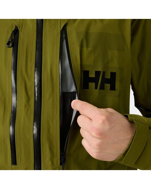 Lifa Merino Midweight Crew Base Layer Verde di Helly Hansen in Green da Uomo
