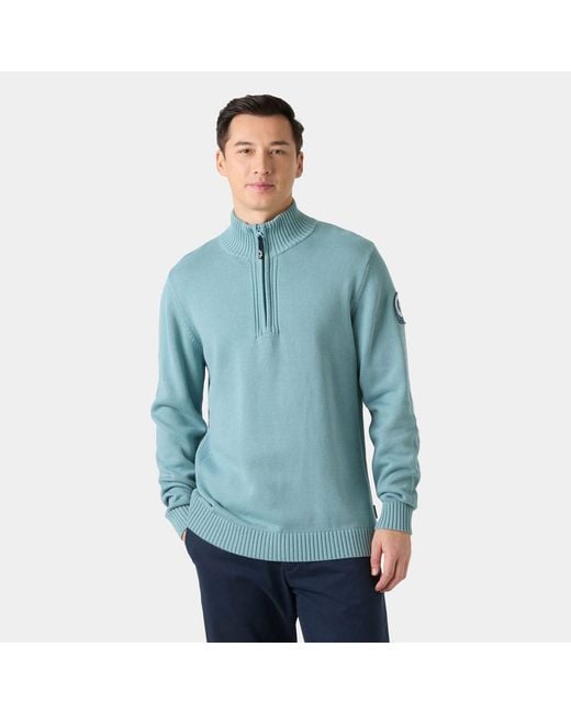 Helly Hansen Blue The Ocean Race Half-Zip Sweater