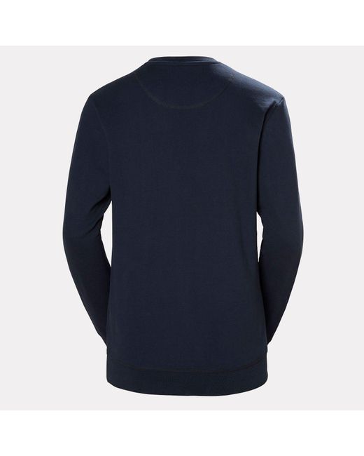 Helly Hansen Blue Crew Cotton Sweatshirt