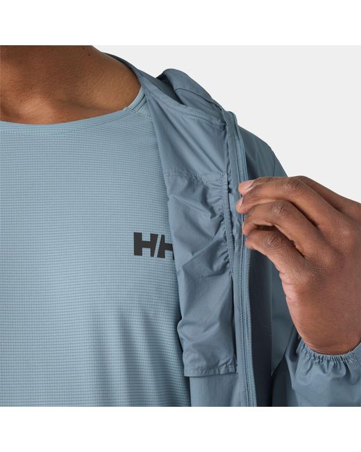 Helly Hansen Blue Trail Windbreaker Jacket for men