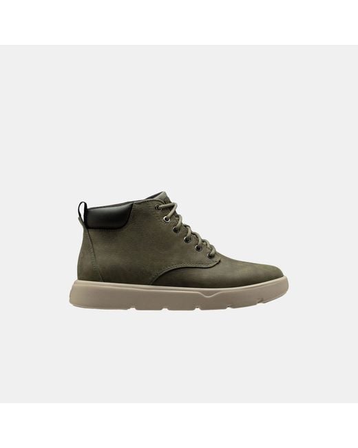 Helly Hansen Green Pinehurst Leather Sneaker Boots for men