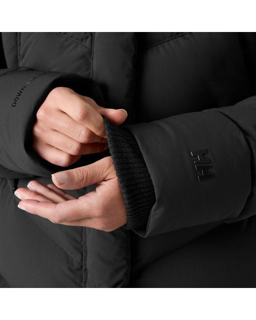 'S Helly Puff Long Down Parka Helly Hansen de color Black