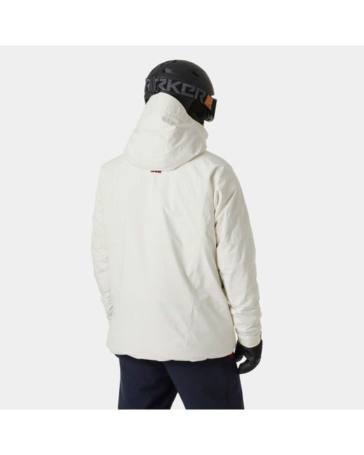 Helly Hansen White Kvitfjell Infinity Down Ski Jacket for men