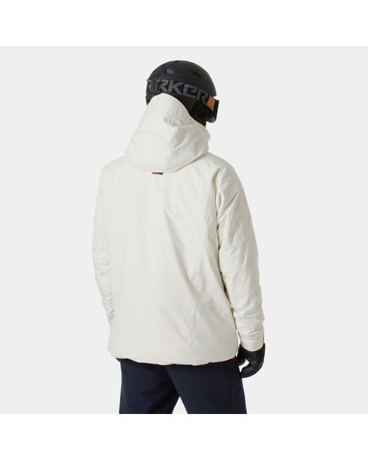 Helly Hansen White Kvitfjell Infinity Down Ski Jacket for men